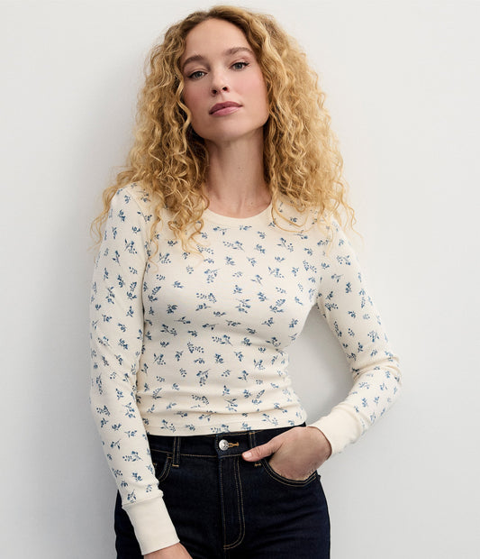 Palmer Printed Cropped Tee