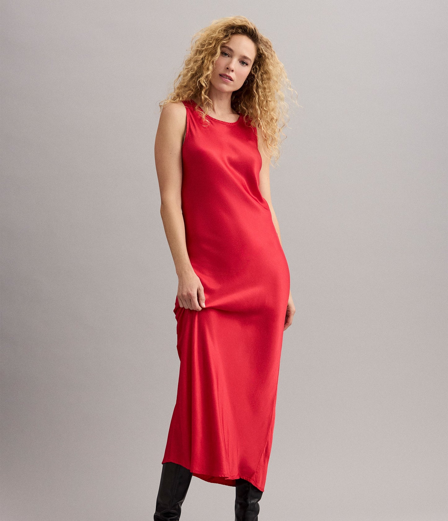 Racine Satin Maxi Dress
