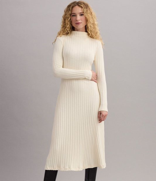Lenox Mock Neck Midi Dress